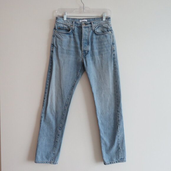 COPY - SABLYN Sammy Straight Leg High Rise Jeans in Azure Light Wash - Size 28 - Picture 2 of 16